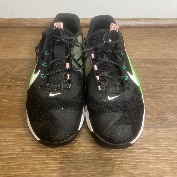 Nike Metcon 7 'Black Green Strike' CZ8280-036 Womens Training Shoe Size 11 - Picture 4 of 13